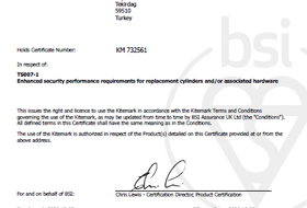 Kitemark Certificate-TS007-KM732561