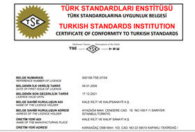 TSE Ürün Uygunluk Belgesi - TS EN 1303 - Türkçe