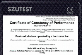 Panic Device CE Certificate