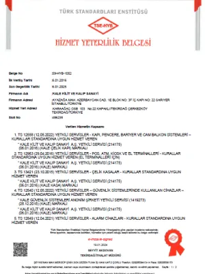 Hizmette Yeterlilik Belgesi