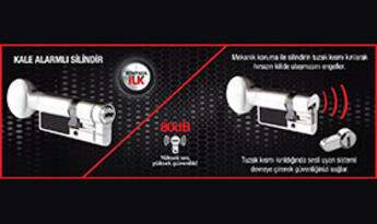 Türkiye'de ve Dünya'da Bir İlk Olan Kale Alarmlı Silindir'le Hırsızlara Meydan Okuyun!