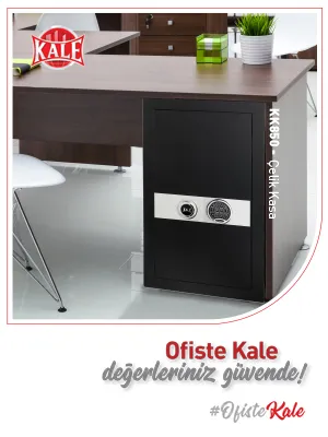 Kale Çelik Kasa KK850 Siyah Mobil