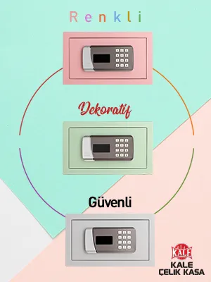 Renkli Kale Çelik Kasalar Mobil